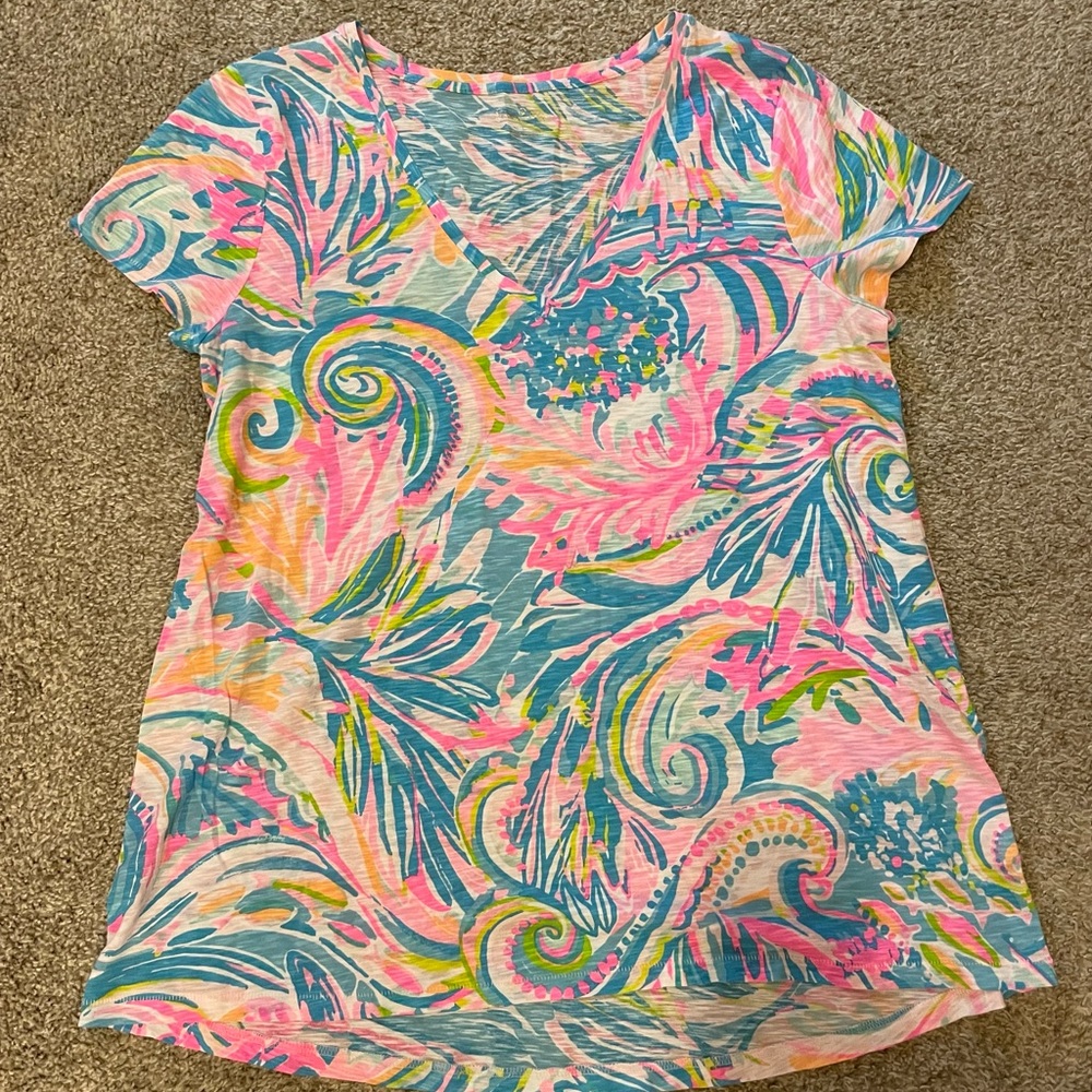NWOT Lilly Pulitzer shirtsleeve shirt